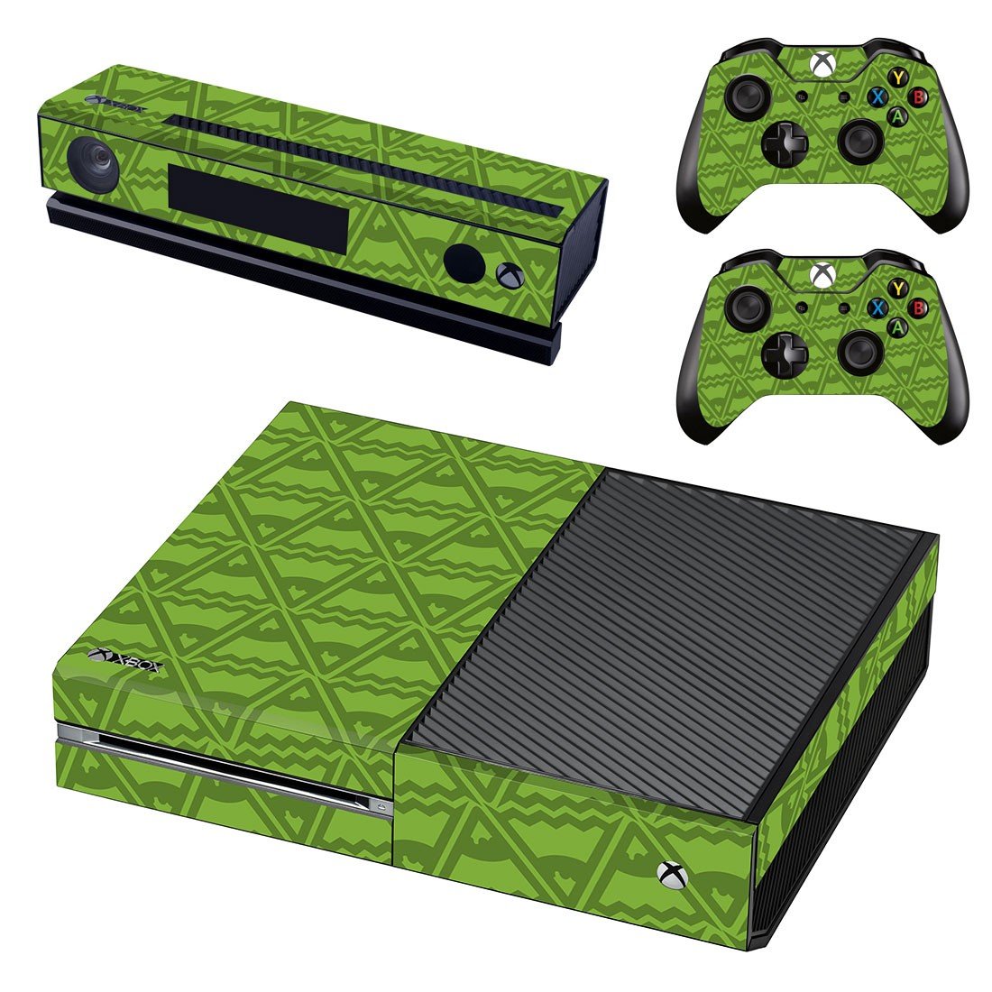 Traingle pattern decal skin sticker for Xbox One console and controllers