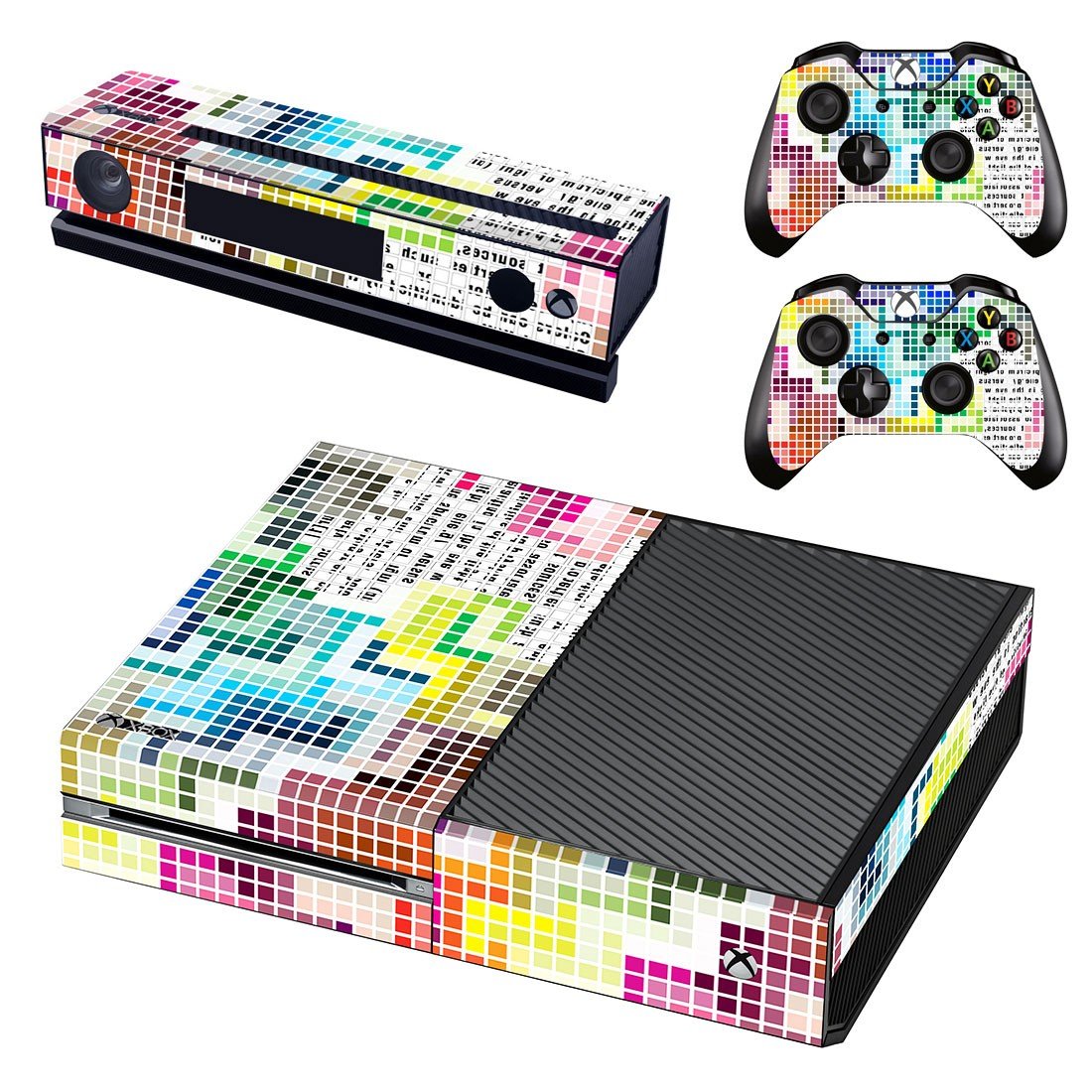 Tech wallpaper decal skin sticker for Xbox One console and controllers
