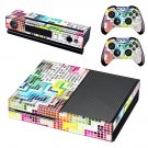 Tech wallpaper decal skin sticker for Xbox One console and controllers