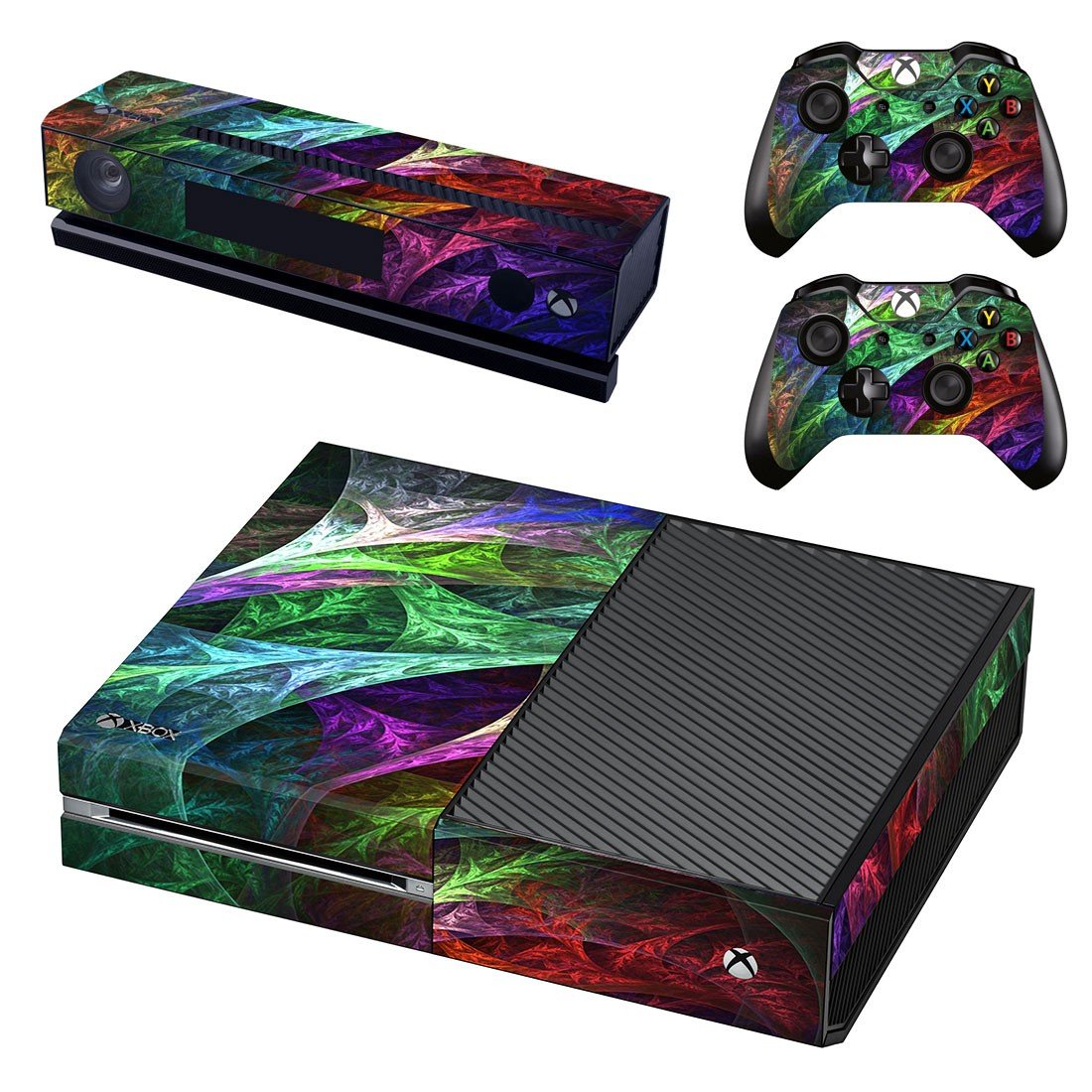 Tech wallpaper decal skin sticker for Xbox One console and controllers