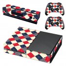 Colorful Squares decal skin sticker for Xbox One console and controllers