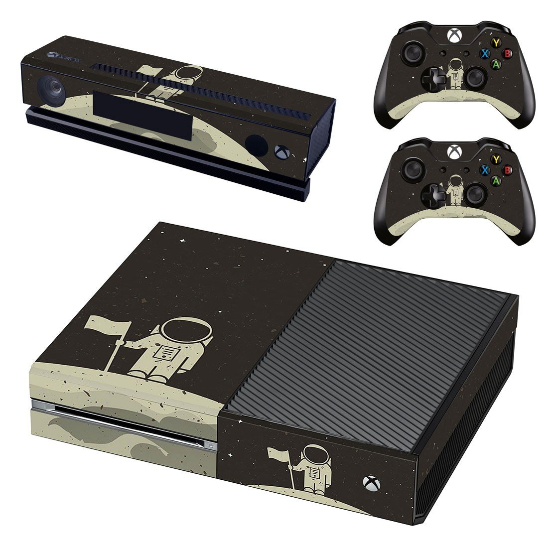 Astronaut Clipart decal skin sticker for Xbox One console and controllers