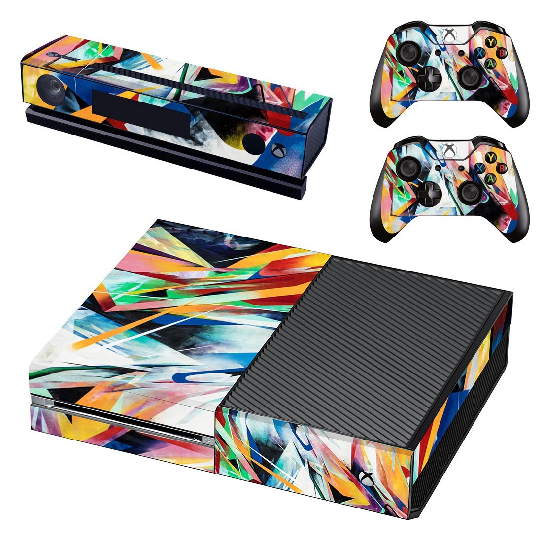 Tech wallpaper decal skin sticker for Xbox One console and controllers