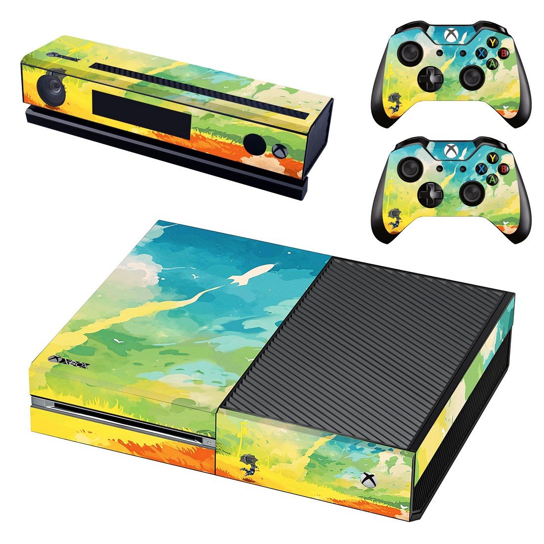 Painted Picture decal skin sticker for Xbox One console and controllers