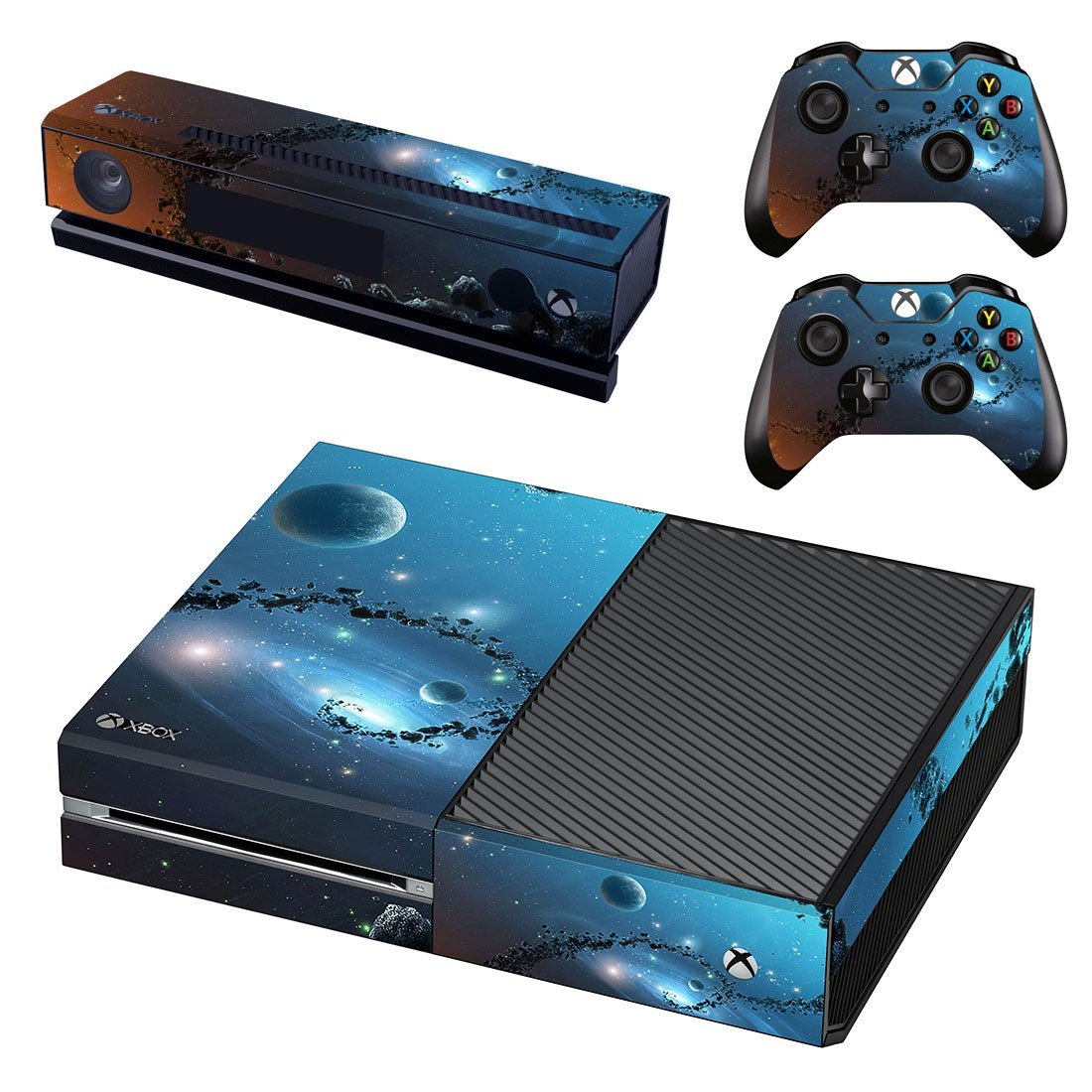 Space Planetdecal skin sticker for Xbox One console and controllers