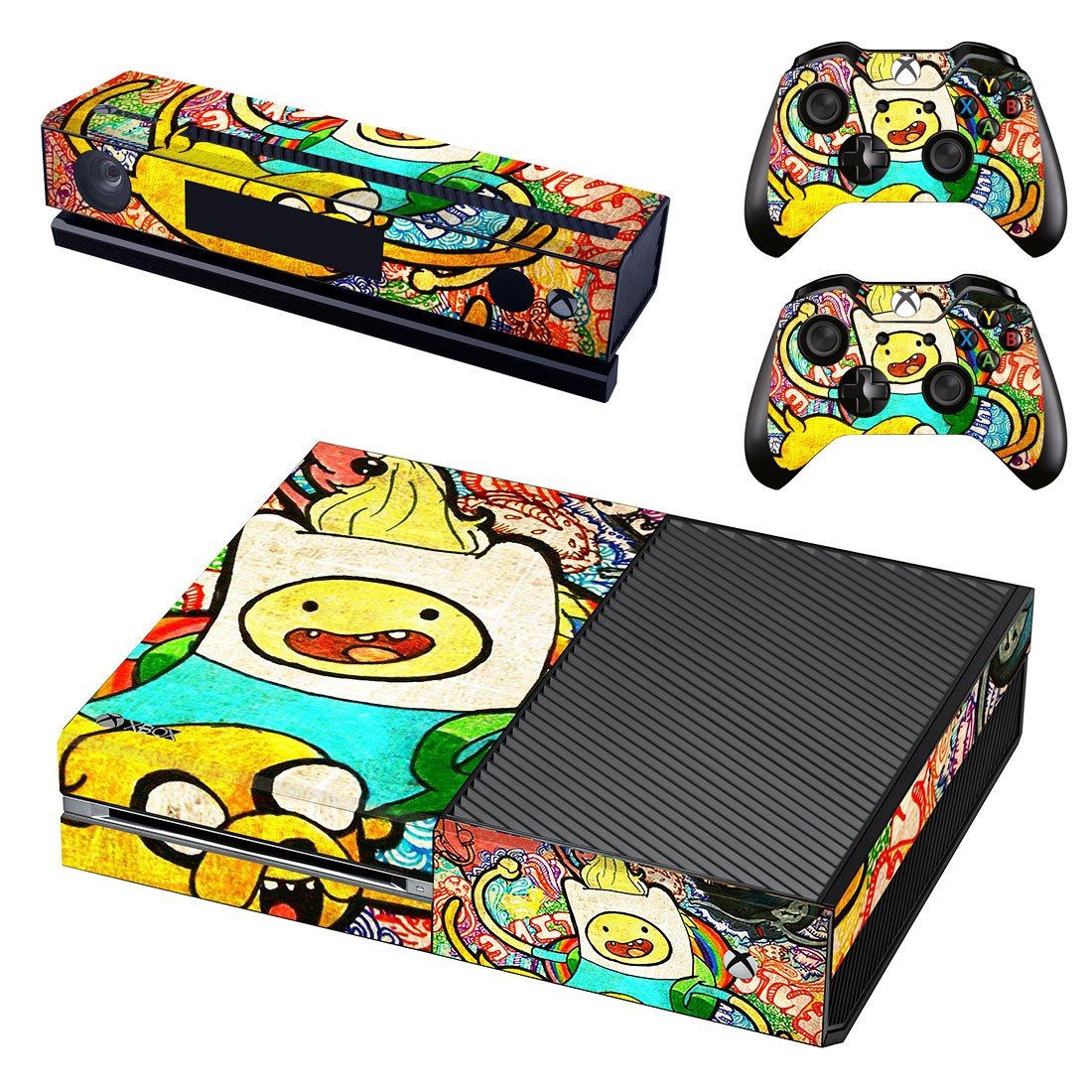 Adventure time wallpaper decal skin sticker for Xbox One console and controllers
