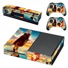 Anime water umbrella decal skin sticker for Xbox One console and controllers