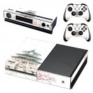 Chinese architecture decal skin sticker for Xbox One console and controllers