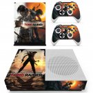 Shadow of the tomb raider decal skin sticker for Xbox One S console and controllers