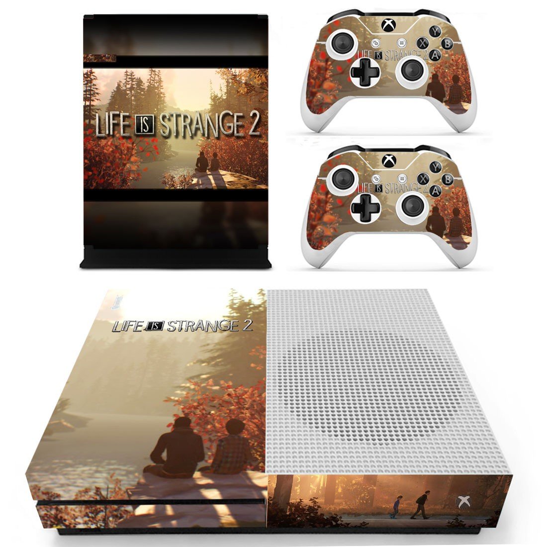 Life is Strange 2 decal skin sticker for Xbox One S console and controllers