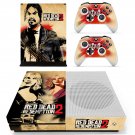 Red Dead Redemption 2 decal skin sticker for Xbox One S console and controllers
