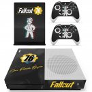 Fallout 76 decal skin sticker for Xbox One S console and controllers