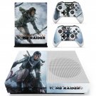 Shadow of the tomb raider decal skin sticker for Xbox One S console and controllers