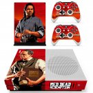 Red Dead Redemption 2 decal skin sticker for Xbox One S console and controllers