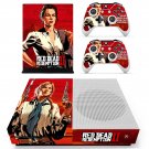 Red Dead Redemption 2 decal skin sticker for Xbox One S console and controllers