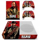 Red Dead Redemption 2 decal skin sticker for Xbox One S console and controllers