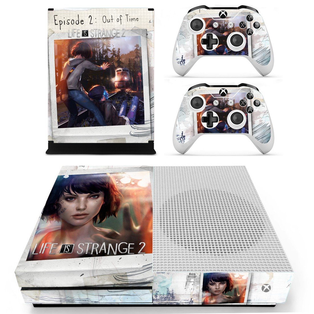 Life is Strange 2 decal skin sticker for Xbox One S console and controllers