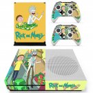 Rick and Morty decal skin sticker for Xbox One S console and controllers