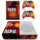 Red Dead Redemption 2 decal skin sticker for Xbox One S console and controllers