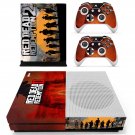 Red Dead Redemption 2 decal skin sticker for Xbox One S console and controllers
