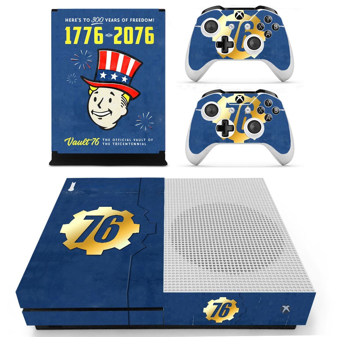 Fallout 76 Decal Skin Sticker For Xbox One S Console And Controllers