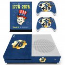Fallout 76 decal skin sticker for Xbox One S console and controllers