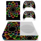 Floral Pattern decal skin sticker for Xbox One S console and controllers