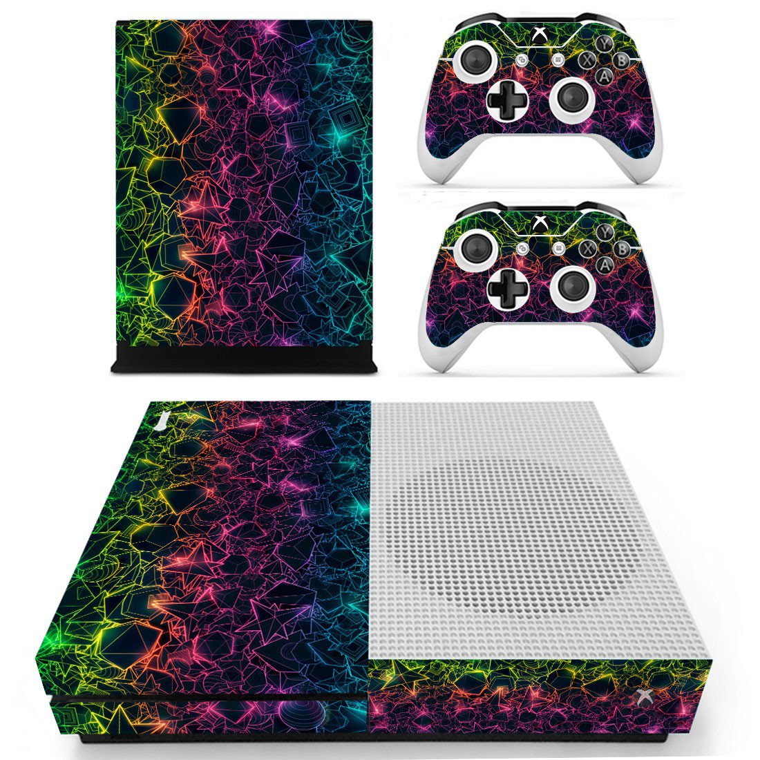 Pentagram decal skin sticker for Xbox One S console and controllers