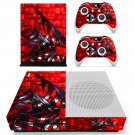 Metal Structure decal skin sticker for Xbox One S console and controllers