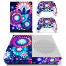 Floral design decal skin sticker for Xbox One S console and controllers
