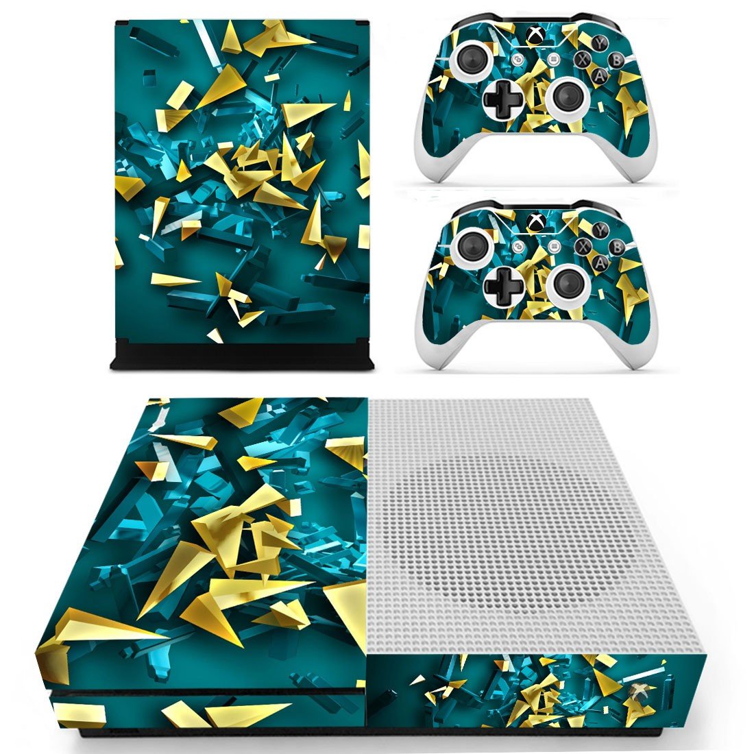 Nice wallpaper decal skin sticker for Xbox One S console and controllers