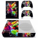 Tech wallpaper decal skin sticker for Xbox One S console and controllers