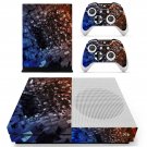 Tech wallpaper decal skin sticker for Xbox One S console and controllers