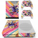 Trippy paintings decal skin sticker for Xbox One S console and controllers