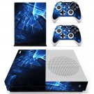 Tech wallpaper decal skin sticker for Xbox One S console and controllers