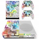 Tech wallpaper decal skin sticker for Xbox One S console and controllers