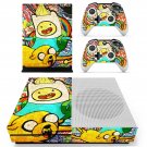 Adventure time wallpaper decal skin sticker for Xbox One S console and controllers