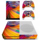 Spiral pattern decal skin sticker for Xbox One S console and controllers