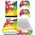 Colorful Wallpaper decal skin sticker for Xbox One S console and controllers