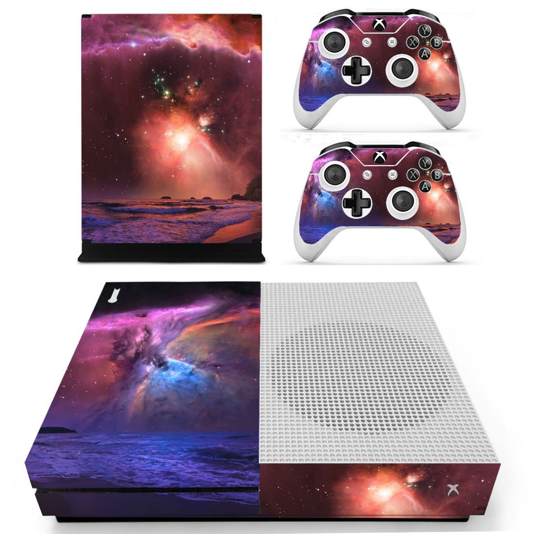 Sky Cloud decal skin sticker for Xbox One S console and controllers