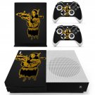 Mona lisa with bazooka decal skin sticker for Xbox One S console and controllers