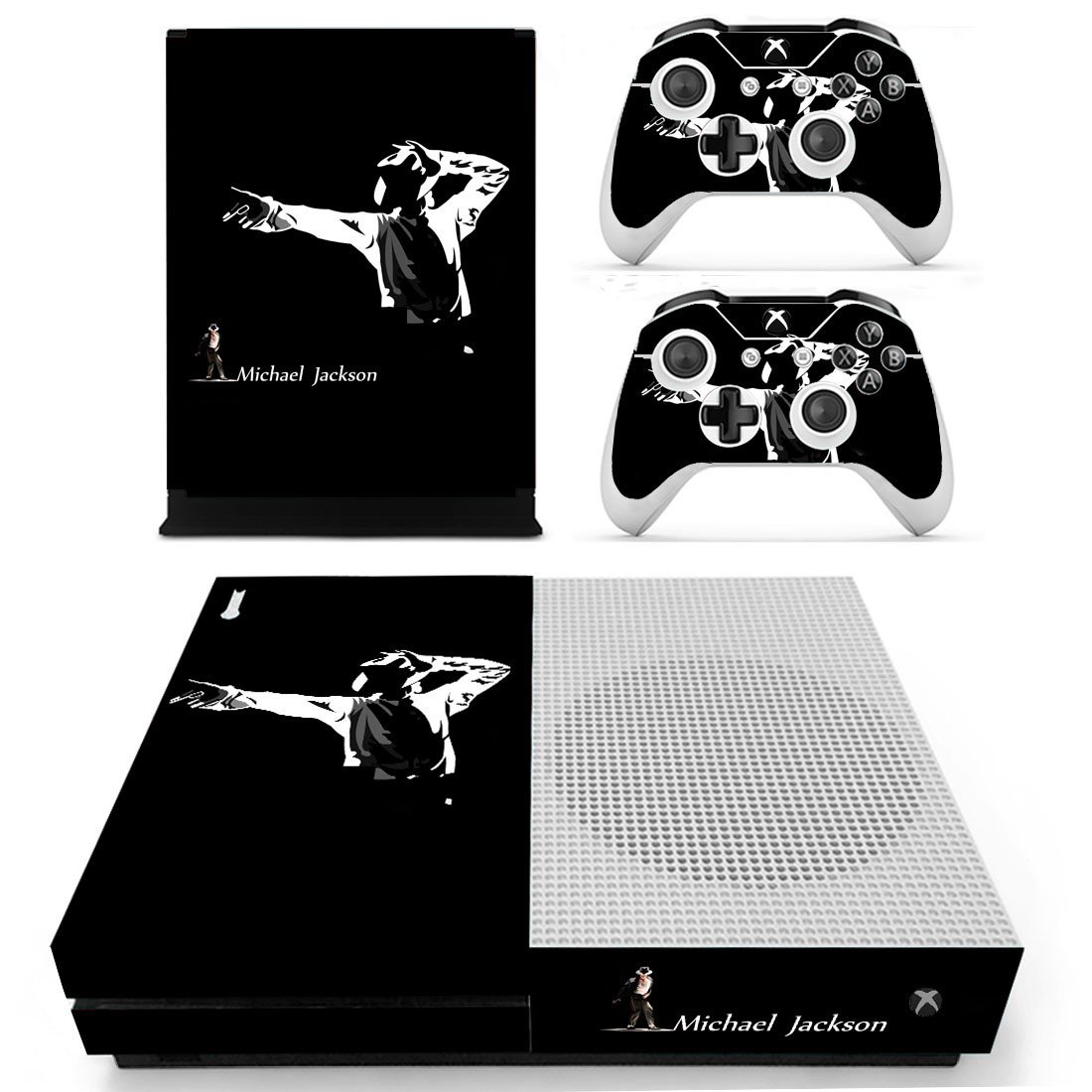 Michael Jackson decal skin sticker for Xbox One S console and controllers