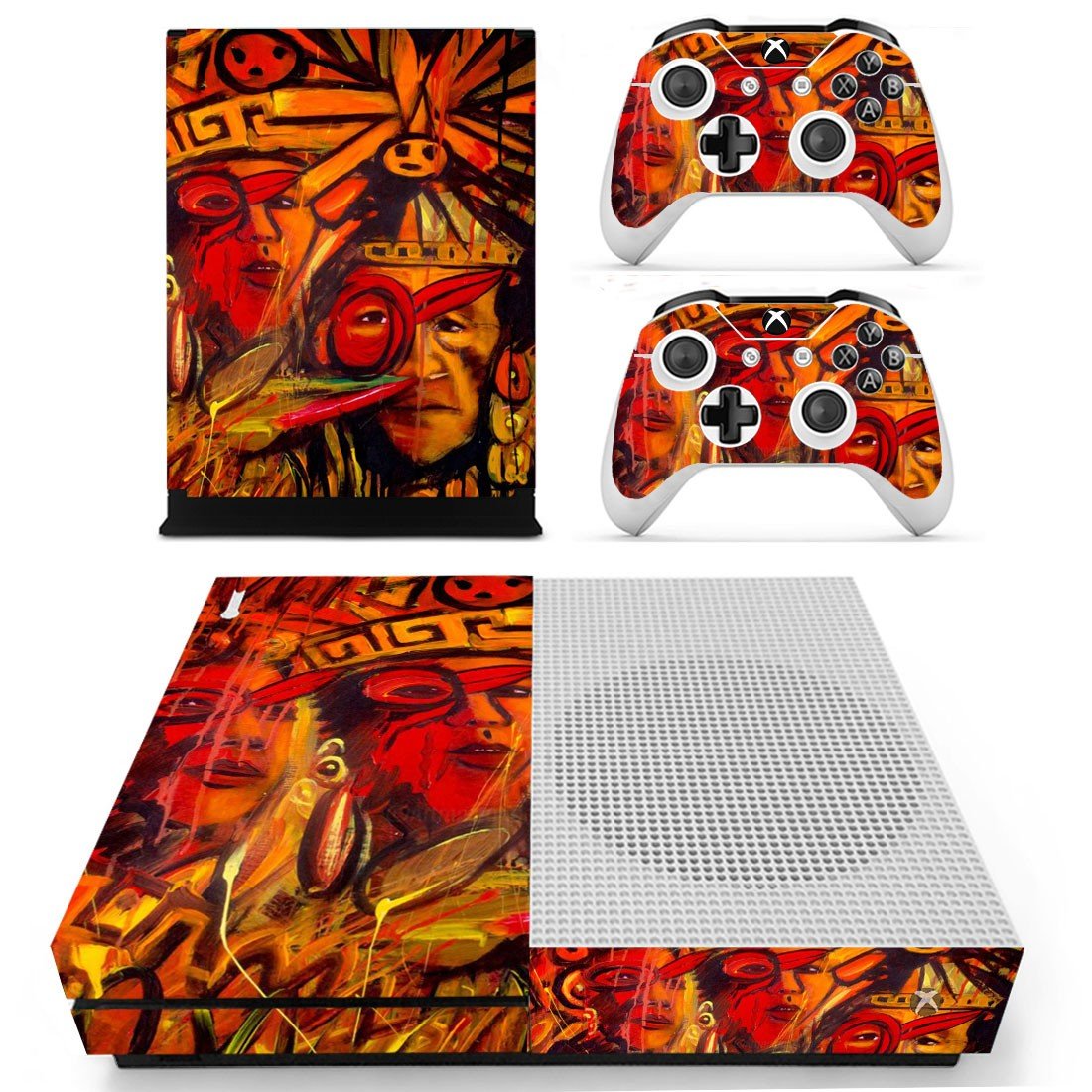 Ortega maila decal skin sticker for Xbox One S console and controllers