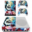 Marilyn Monroe decal skin sticker for Xbox One S console and controllers