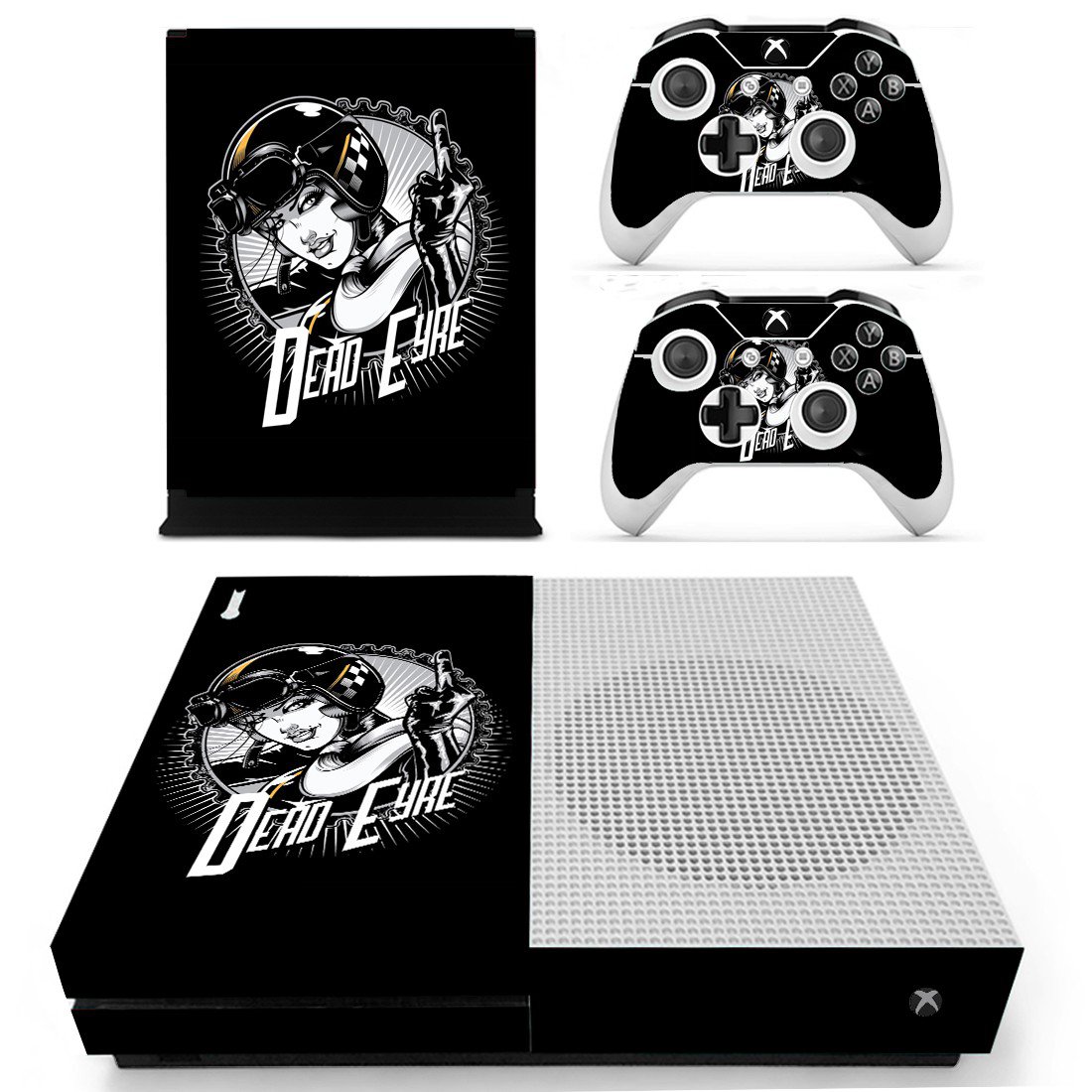 Dead eyre decal skin sticker for Xbox One S console and controllers