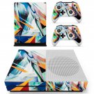 Tech wallpaper decal skin sticker for Xbox One S console and controllers
