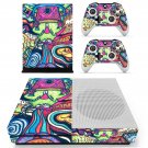 Hippie wallpaper decal skin sticker for Xbox One S console and controllers