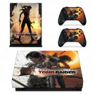 Shadow of the tomb raider decal skin sticker for Xbox One X console and controllers