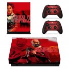 Red Dead Redemption 2 decal skin sticker for Xbox One X console and controllers