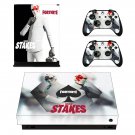 Fortnite high stakes decal skin sticker for Xbox One X console and controllers